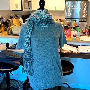 J. Crew Short Sleeve 100% Cashmere Sweater